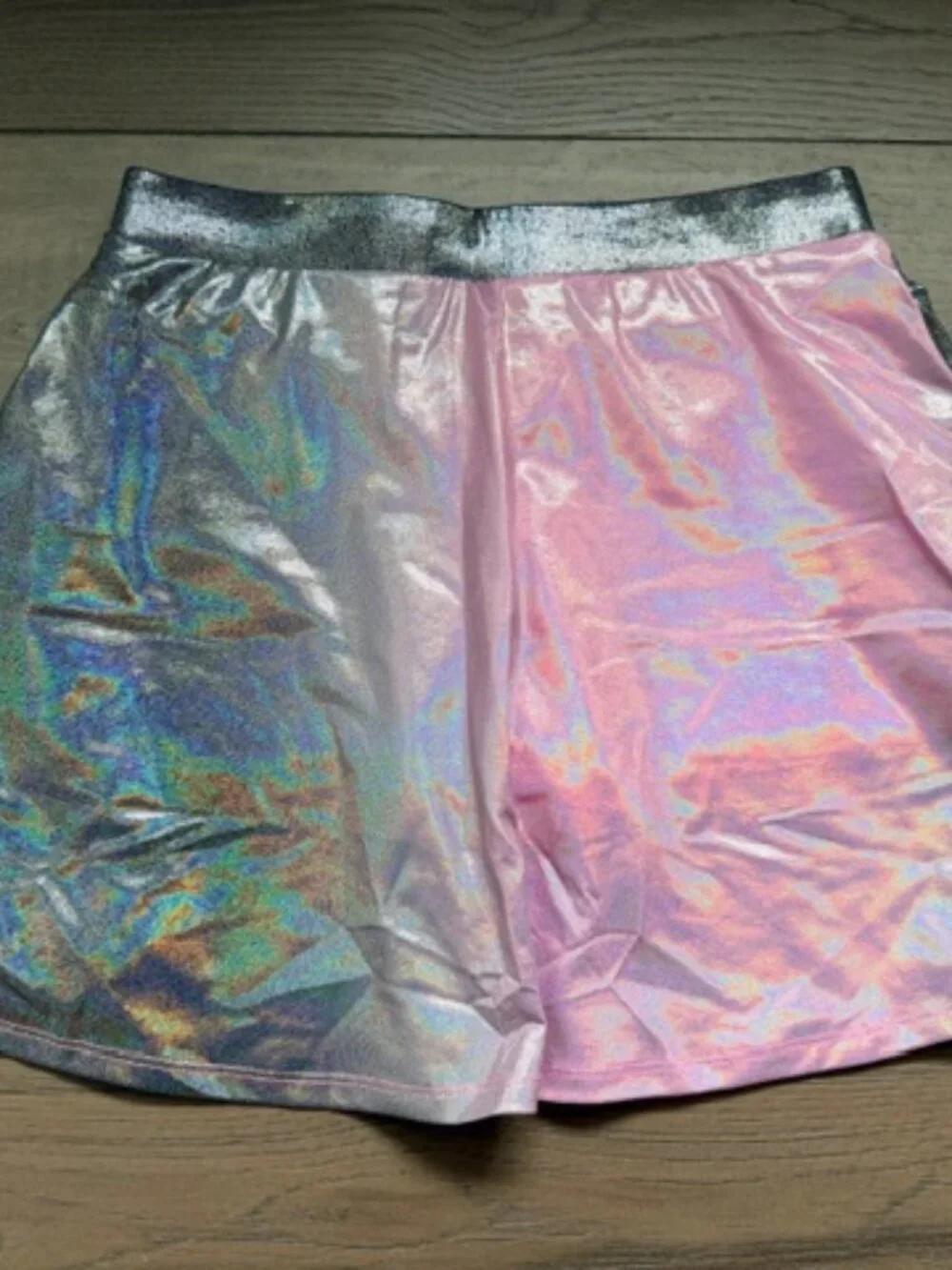 JUSTICE GIRLS SHINY ELASTIC WAIST SKORT